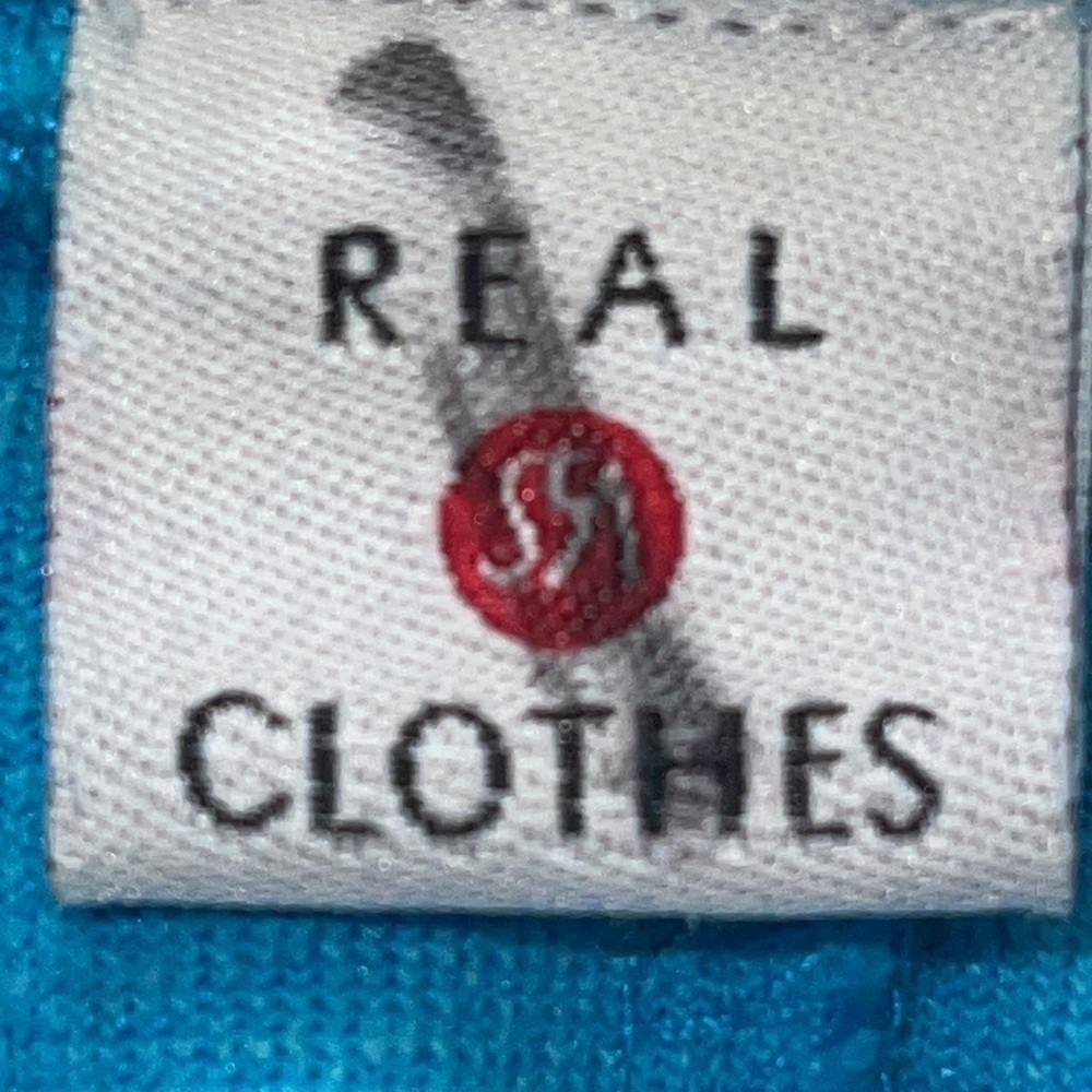 Saks Fifth Ave. Real Clothes Aqua Blue Velour High Waisted Pants Sz. S - Picture 11 of 17